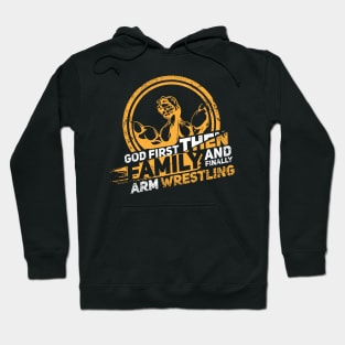 Armwrestling Wristwrestling Wrist Turning Gift Hoodie